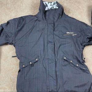 Women’s Billabong Lotus Snowboard Black Striped Jacket Size S